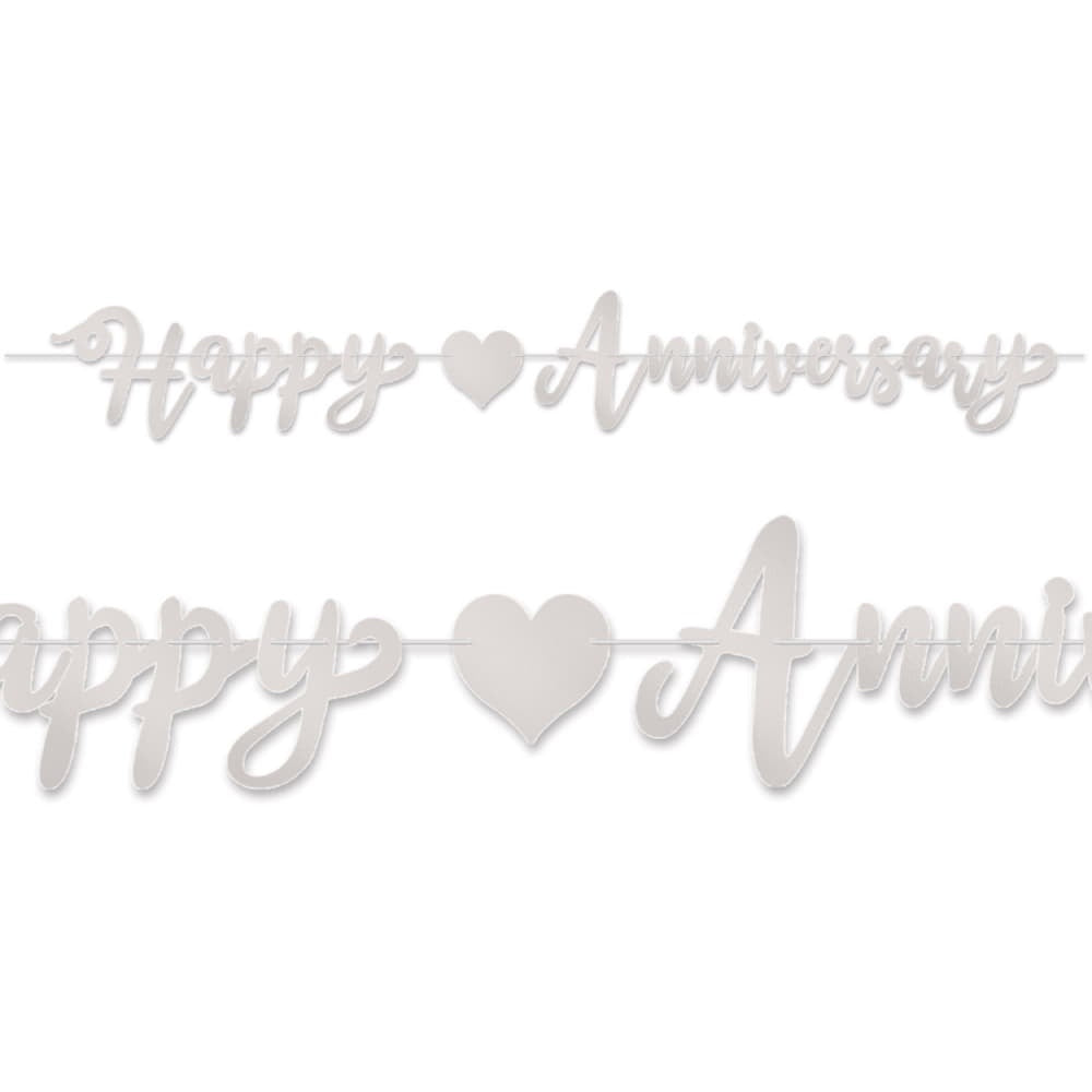 Foil Happy Anniversary Streamer - (Duplicate Imported from WooCommerce)