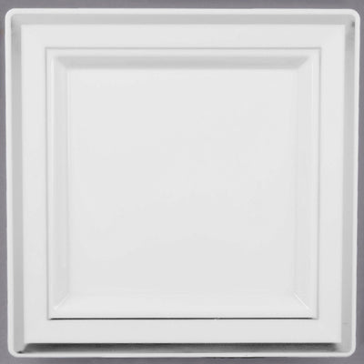 7.25" Square Dessert Plate,White,10/Pk