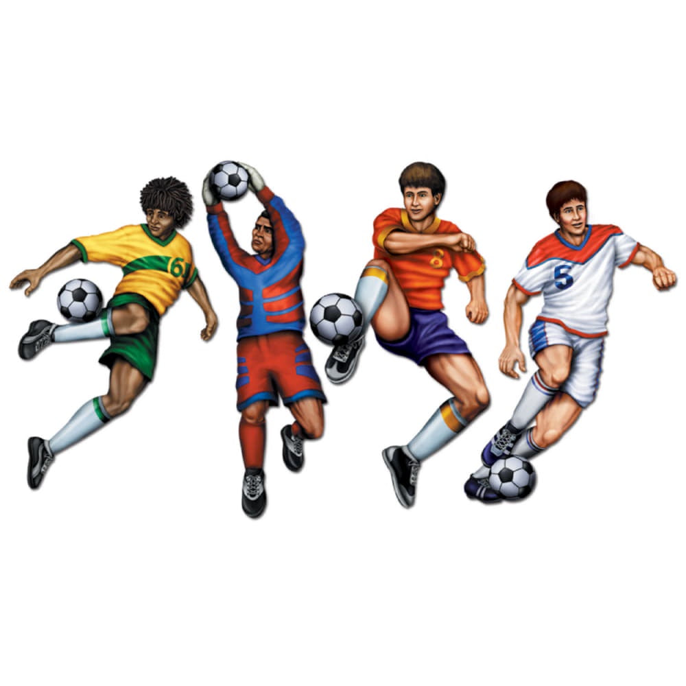 Soccer Cutouts- 4PCS