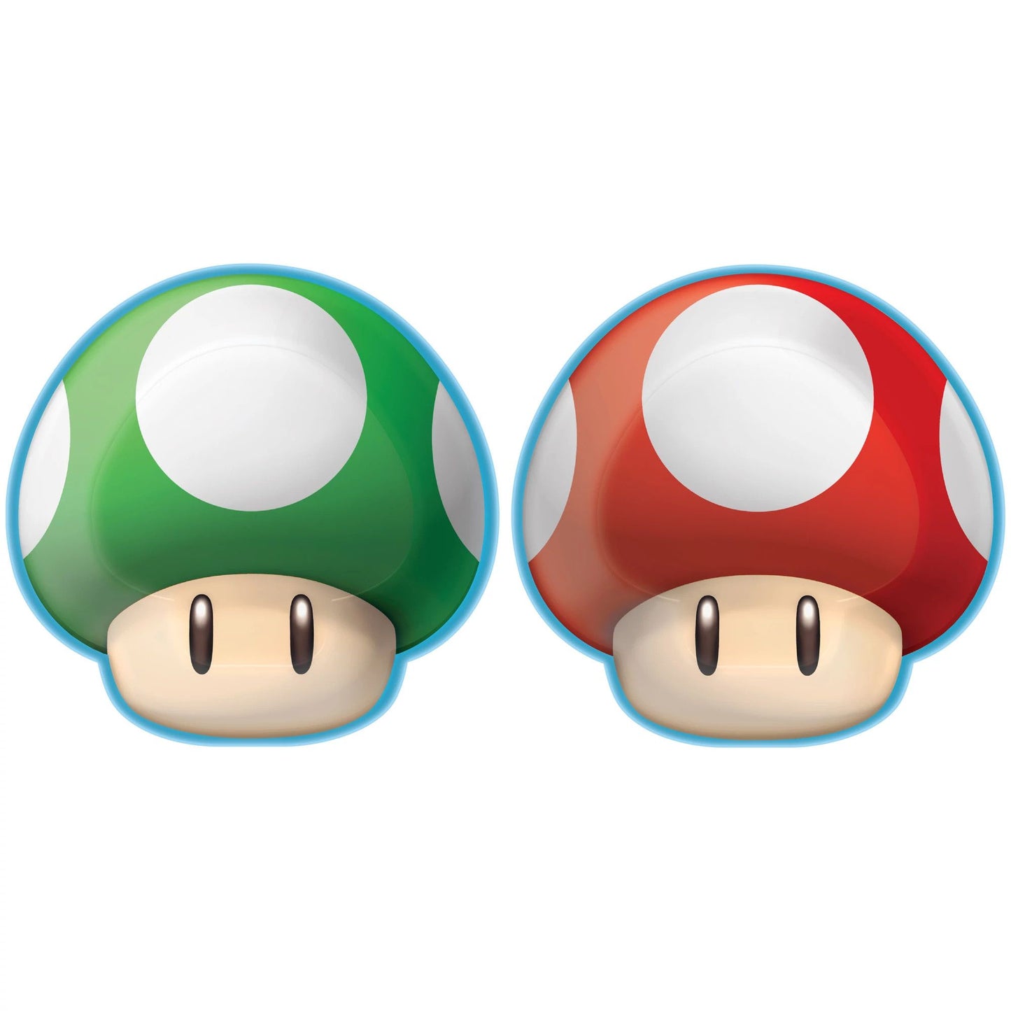 Super Mario 7In Shaped Plates