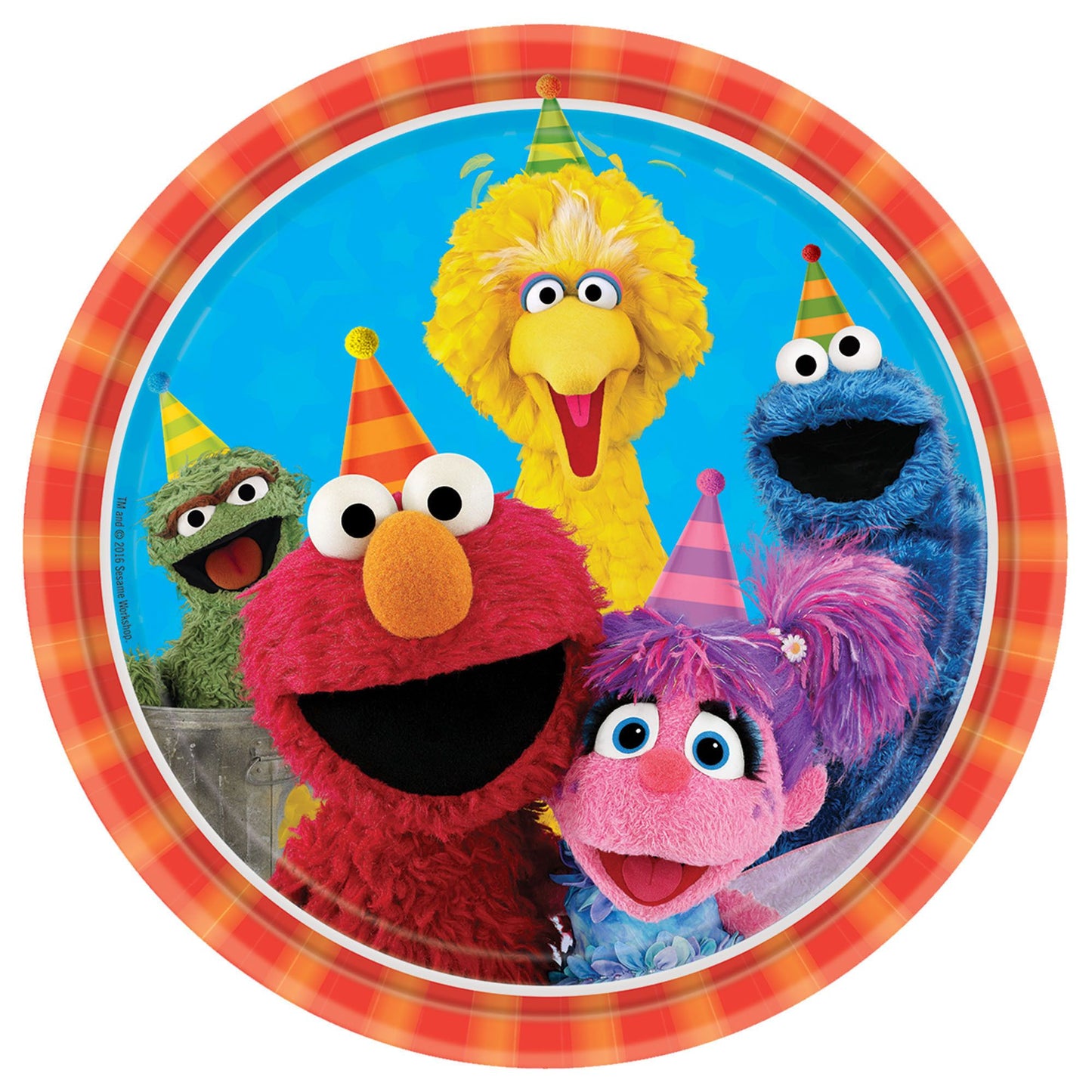 Sesame Streetâ® Round Plates, 9"