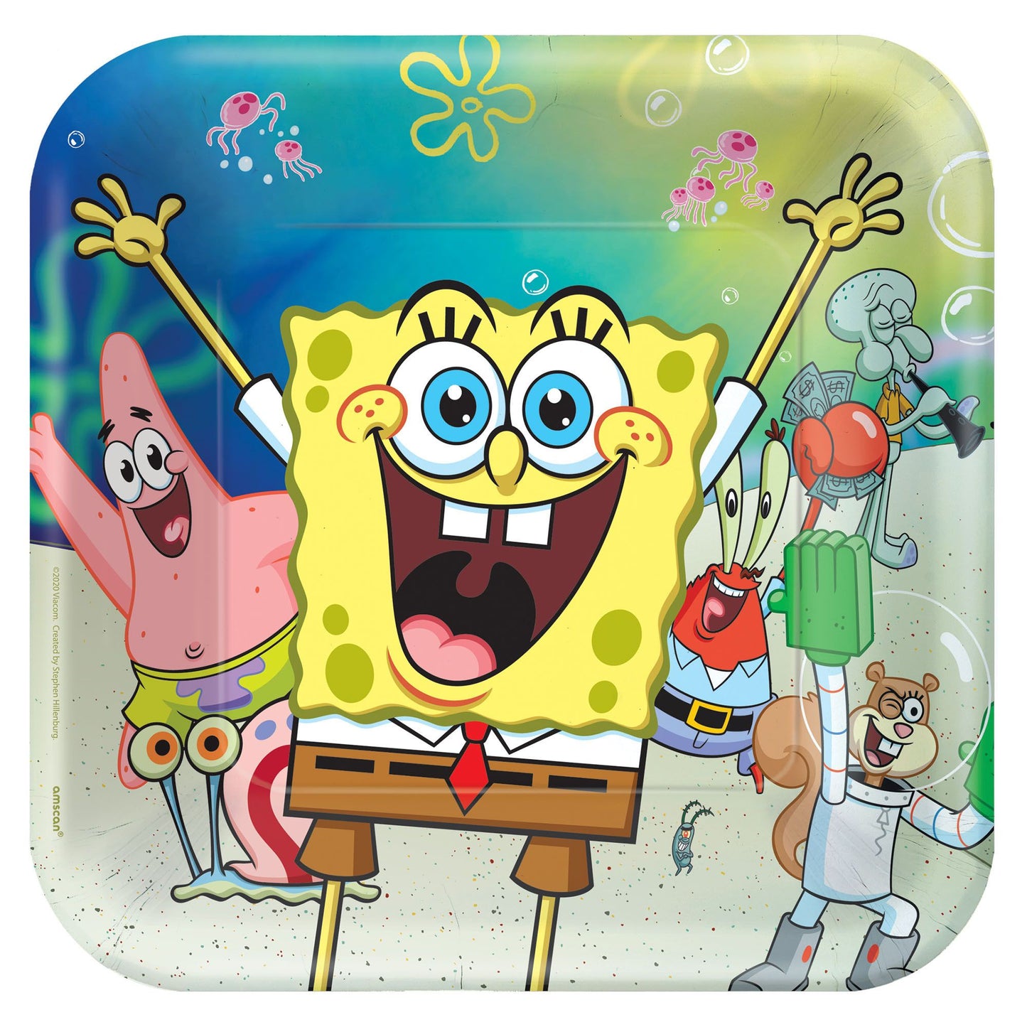 Spongebob 9 Inch Plate