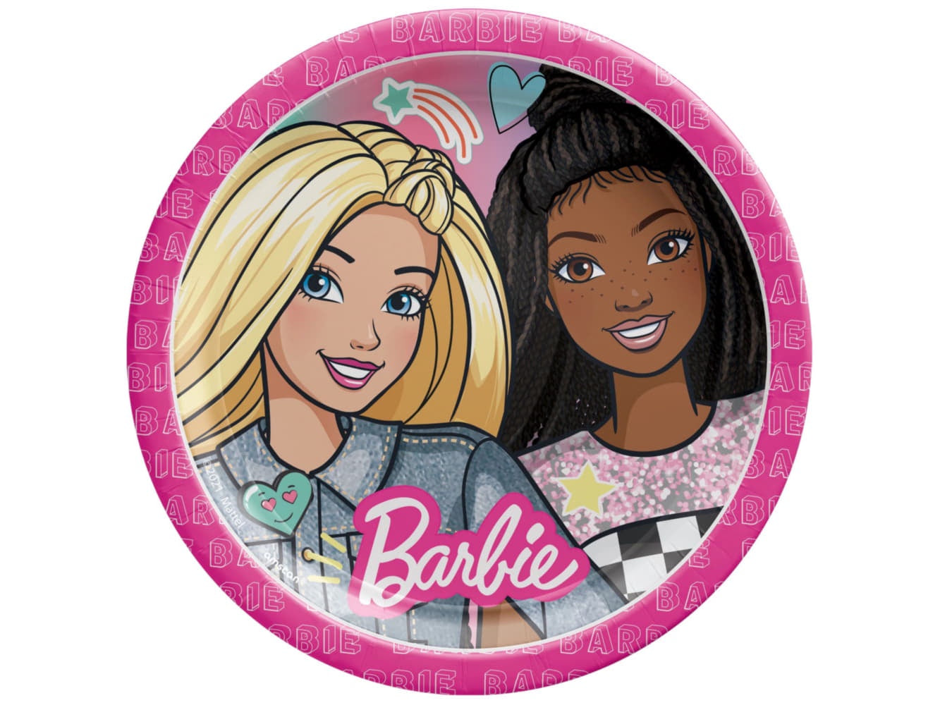 Barbie Dream Together 9" Round Plates, 8/Pk