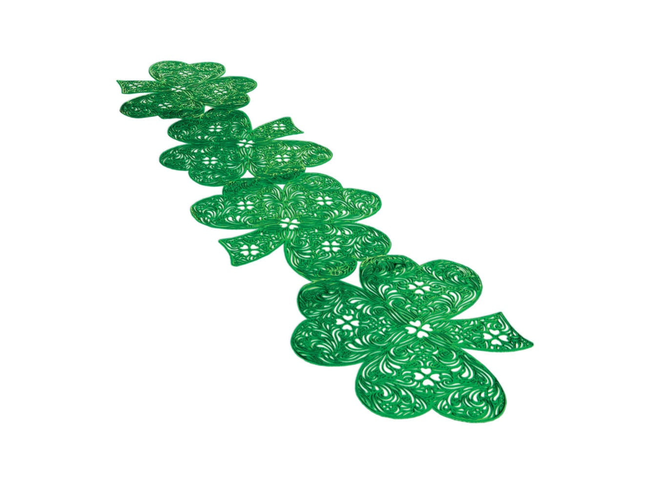 St. Patrick'S Day Vinyl Table Runner, 14 3/4 X 35 4/5"