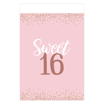 Blush Sixteen Plastic Tablecover