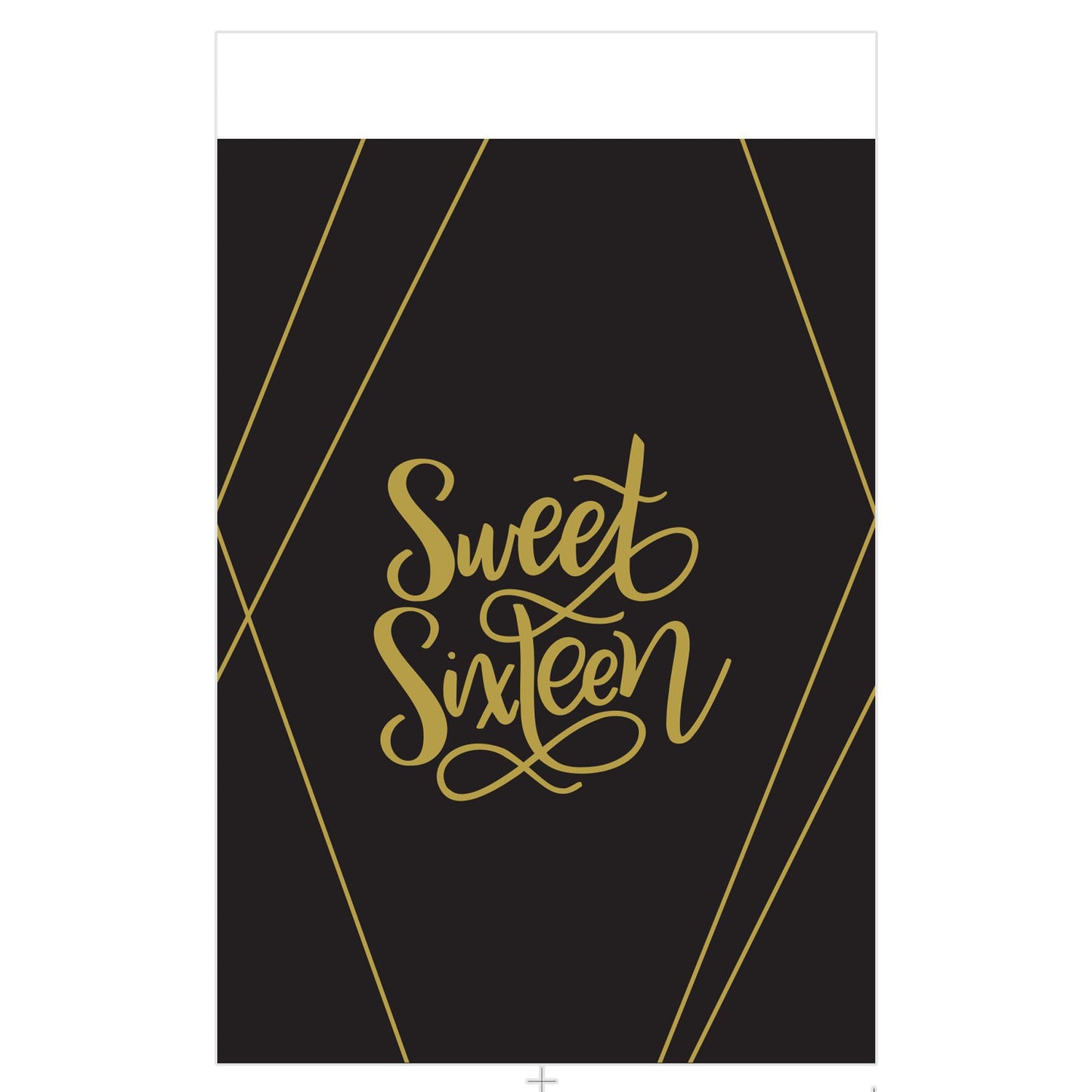 Elegant Sweet 16 Tablecover