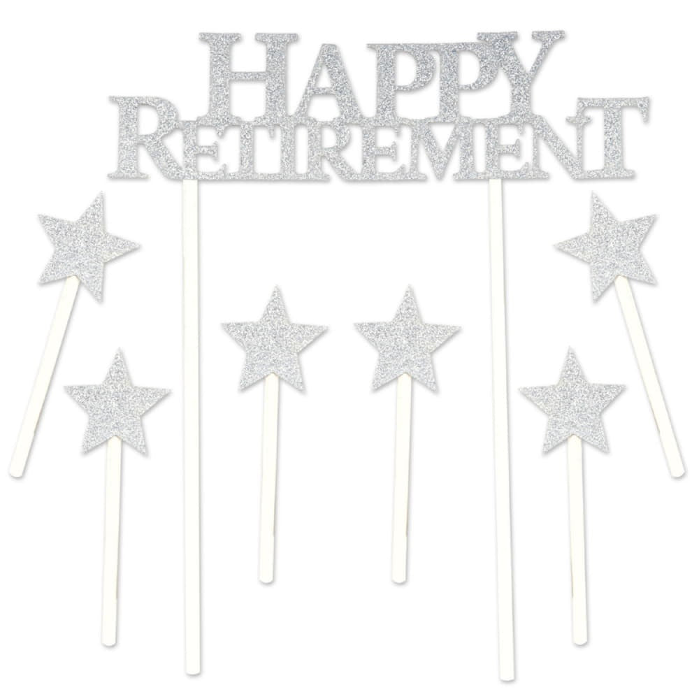 Happy Retirement Cake Topper