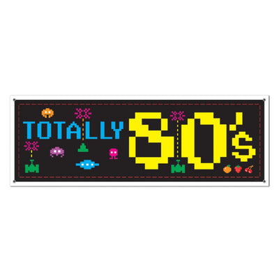 Totally 80'S Sign Banner
