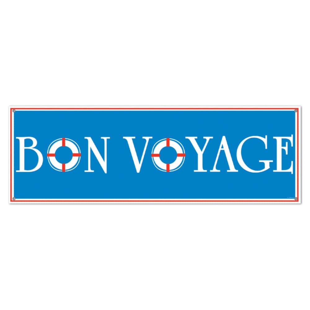 Bon Voyage Sign Banner