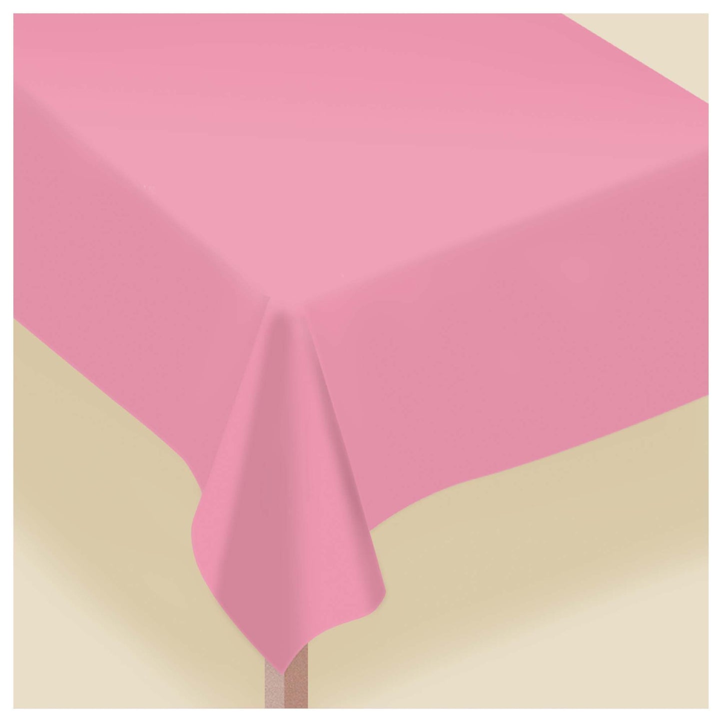 New Pink Flannel - Backed Vinyl Table Cover