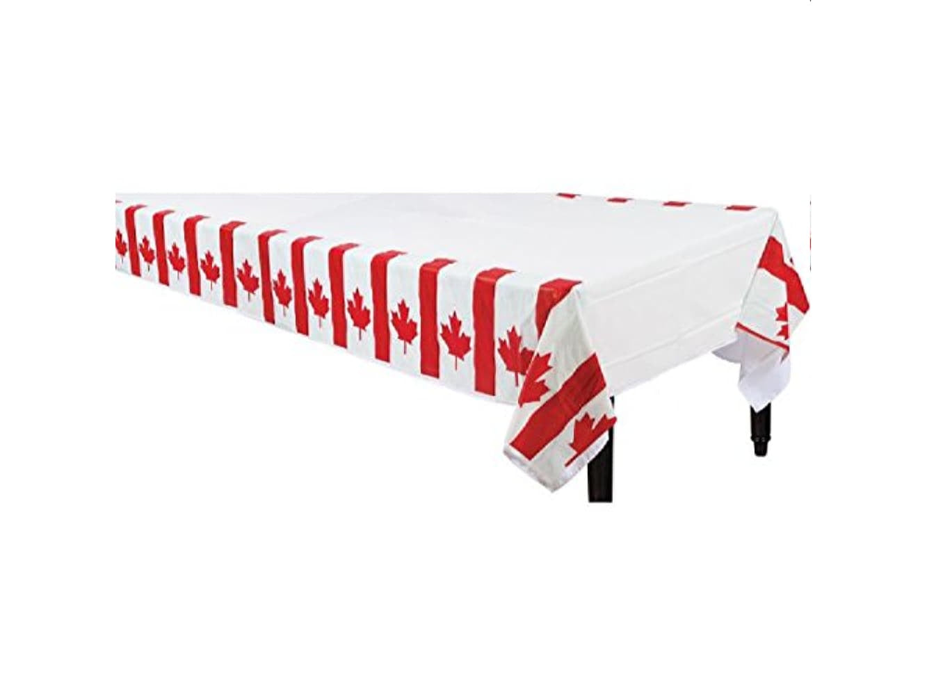 Waving Canadian Flag Table Cover, 54" X 96"