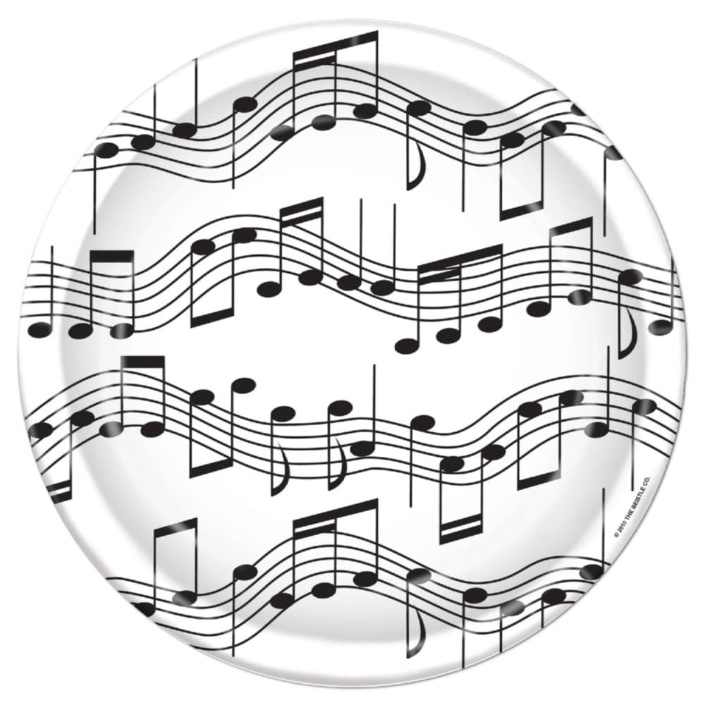 Musical Notes 7In Plates