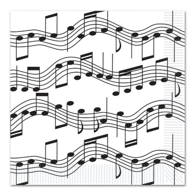 Musical Notes Luncheon Napkins-16CT