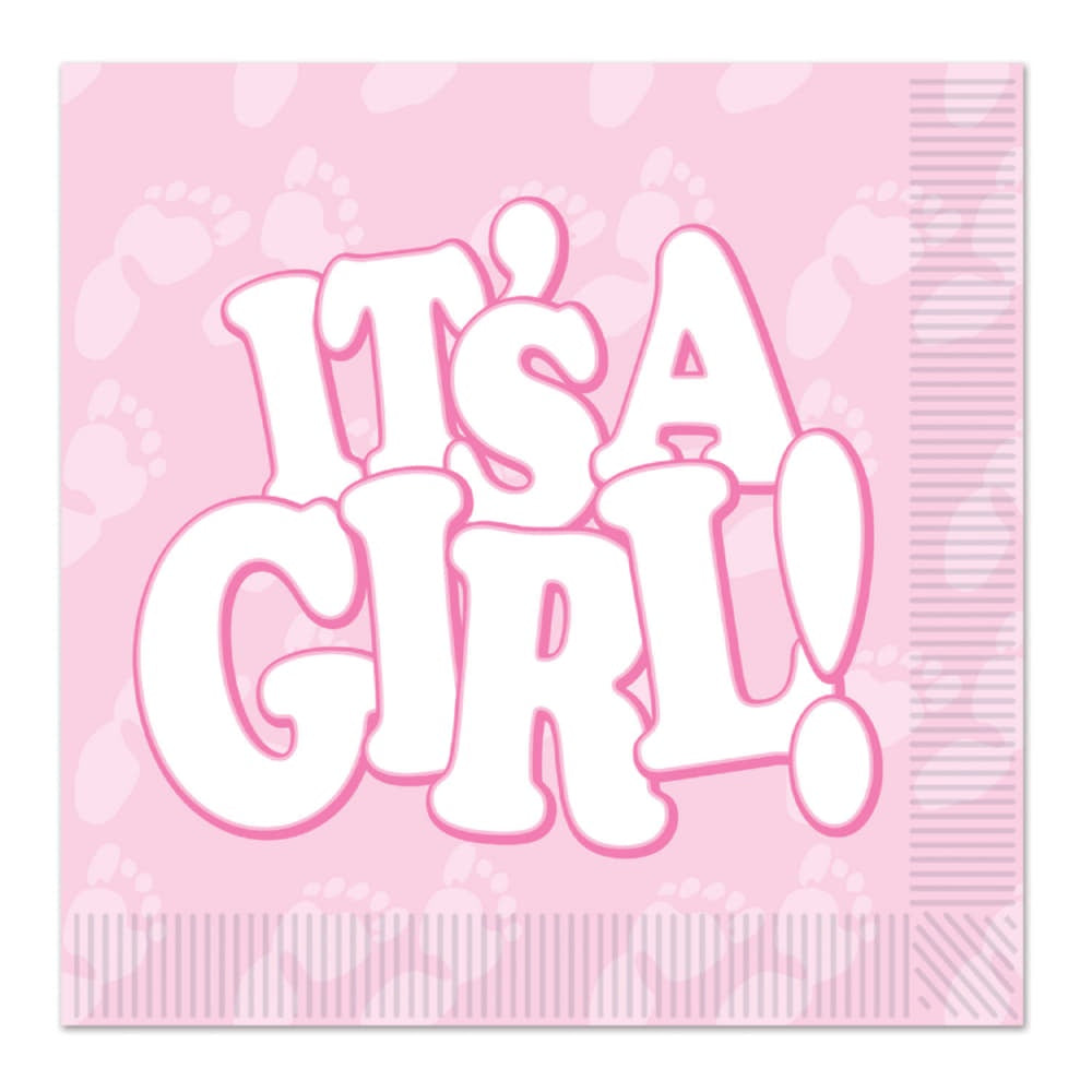 It'S A Girl! Luncheon Napkins/Disc