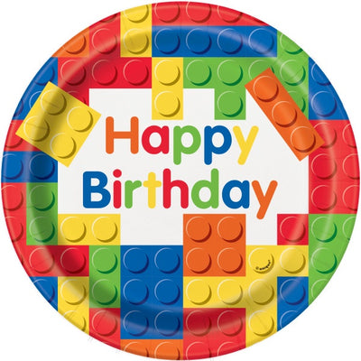 Building Block 9In Dinner Plates