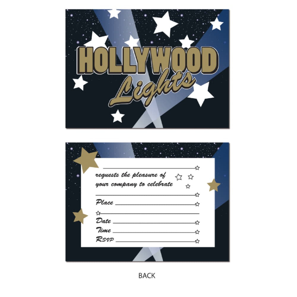Hollywood Lights Invites/Disc