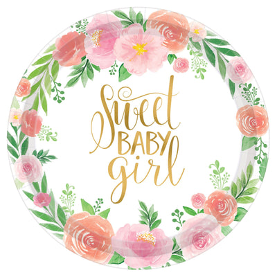 Floral Baby 10In Plates