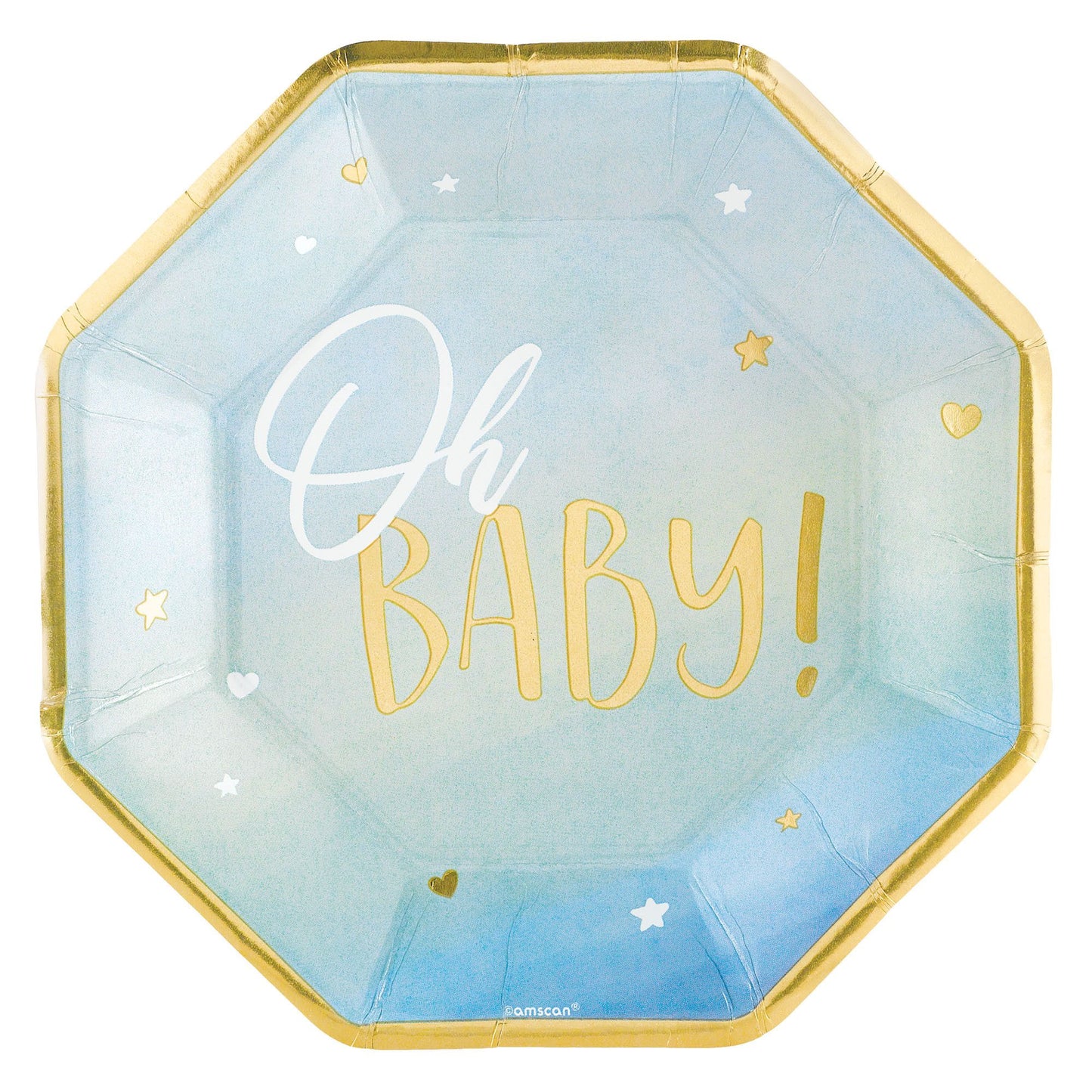 Oh Baby 10In Plates - Blue