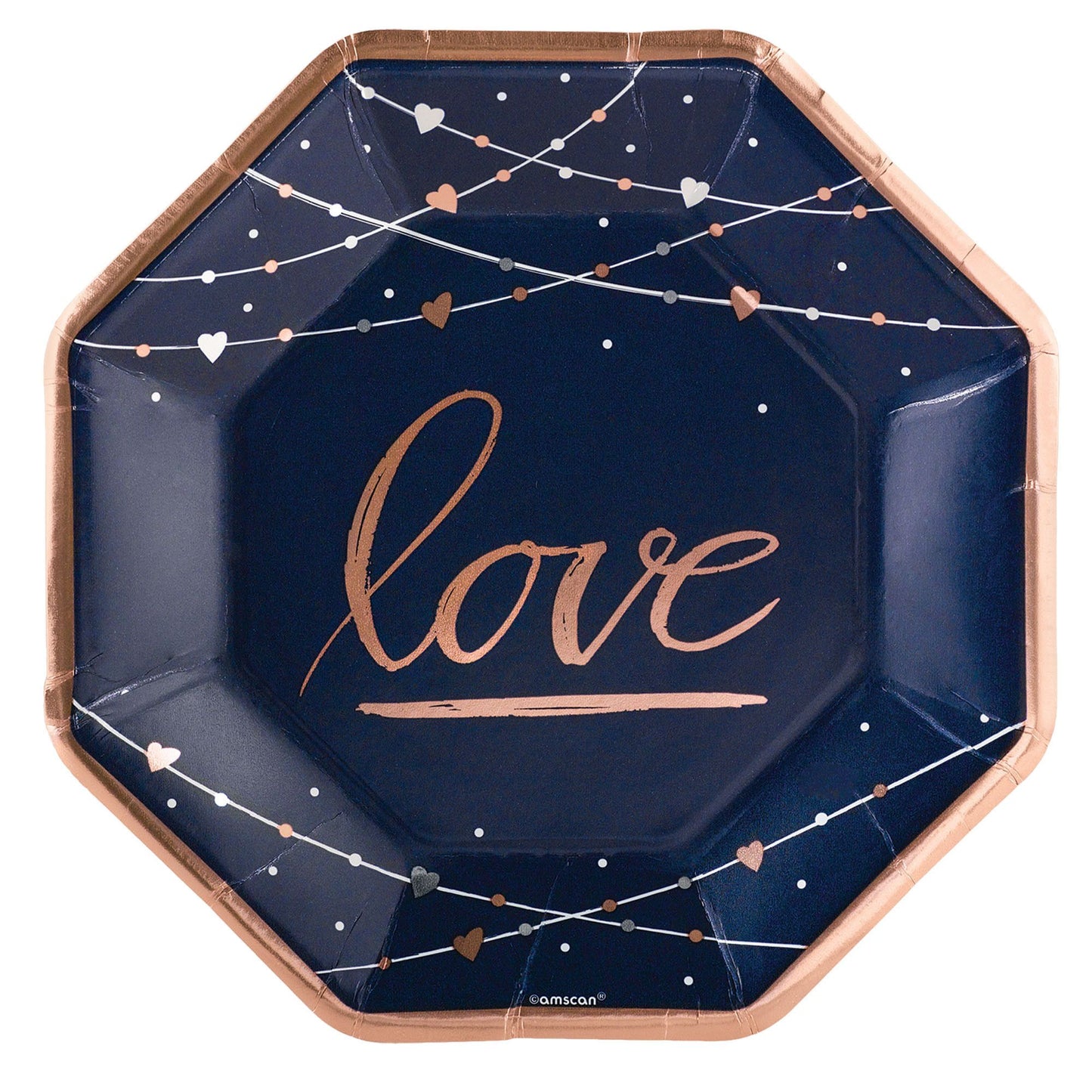 Navy Bride 10" Plates