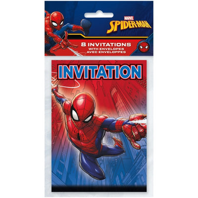 Marvel Spiderman Invites-8ct