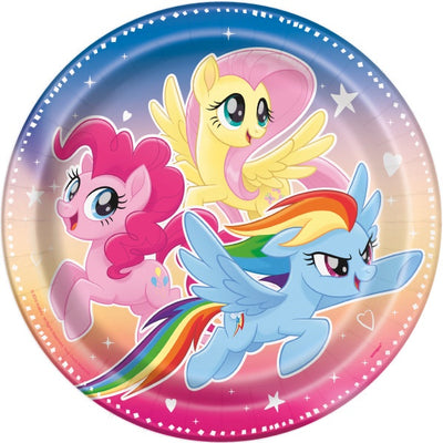 My Little Pony Round 9" Dinner Plates, 8Ct