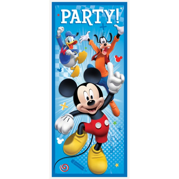 Mickey Roadster Door Poster-27"X60"