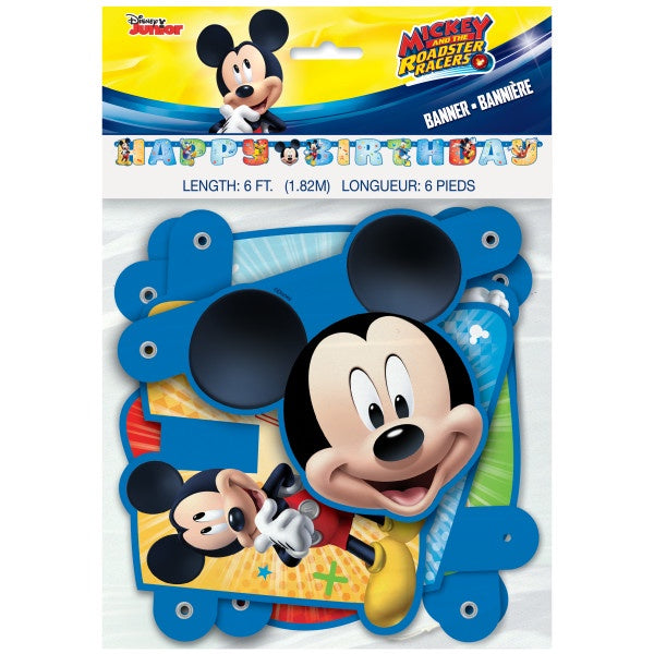 Disney Mickey Roadster Banner 6Ft