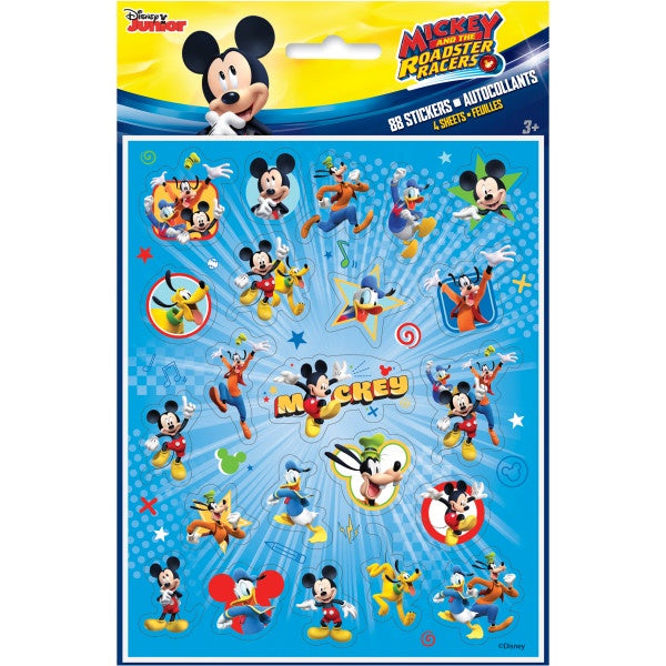 Disney Mickey Roadster Sticker Sheets, 4Ct