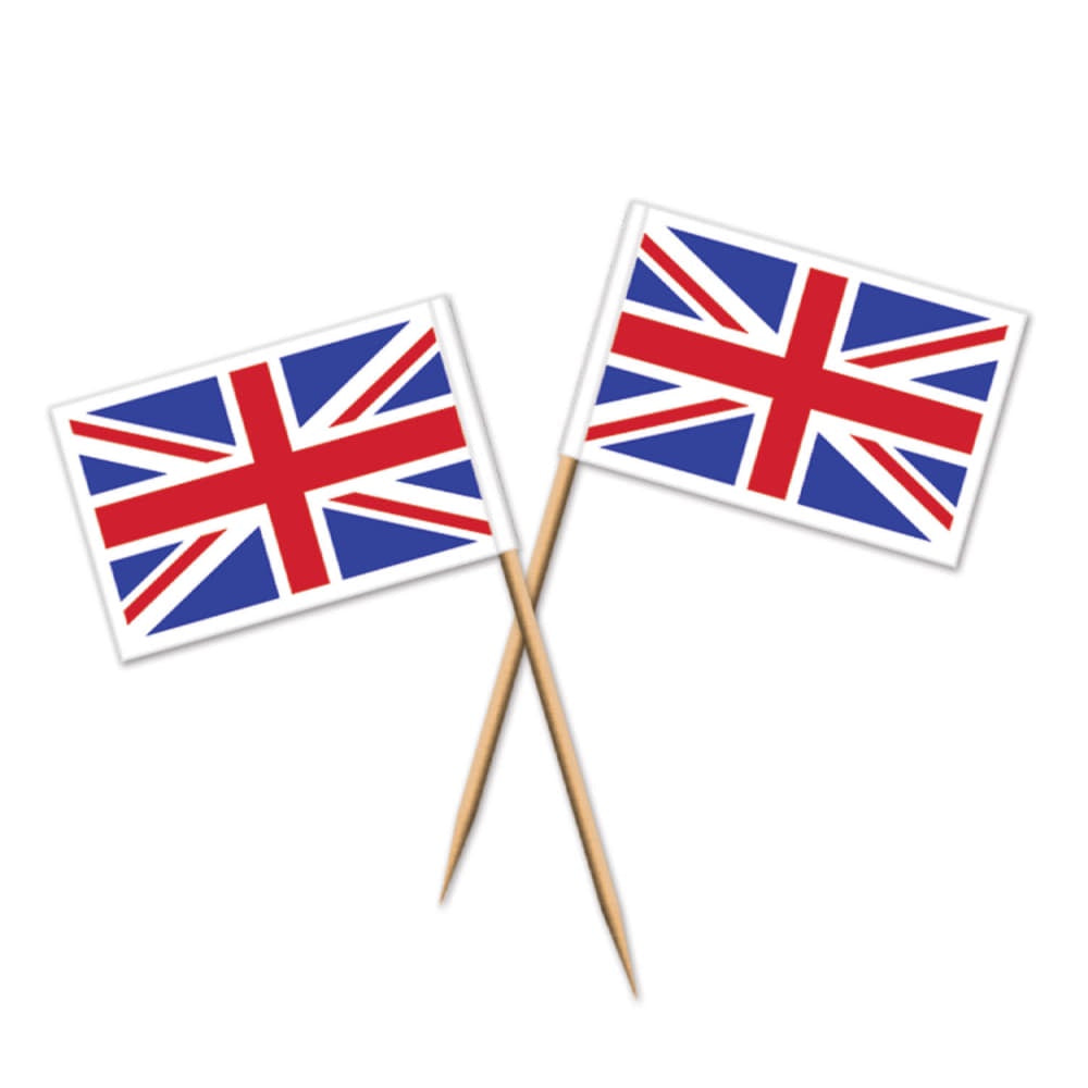 Union Jack Picks-50Pcs