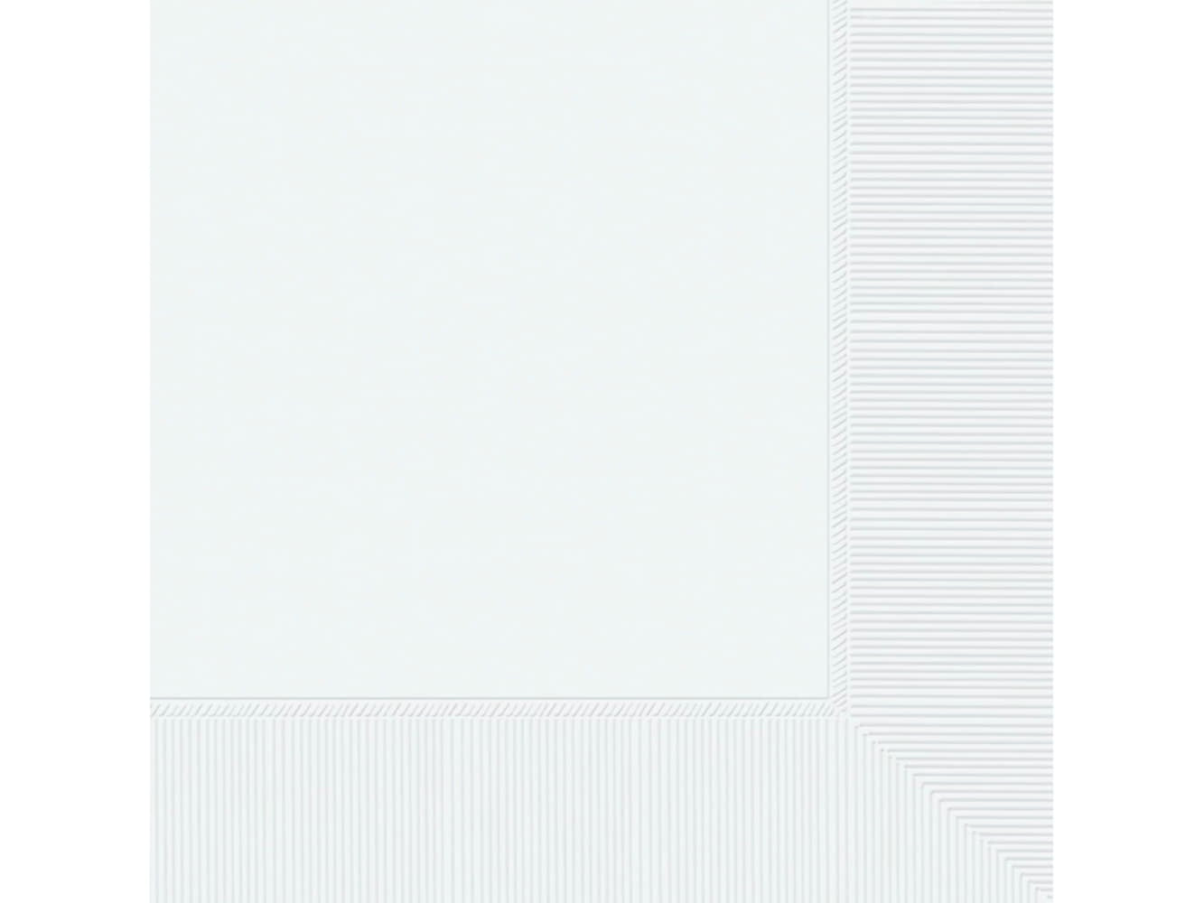 Beverage Napkins-Frosty White