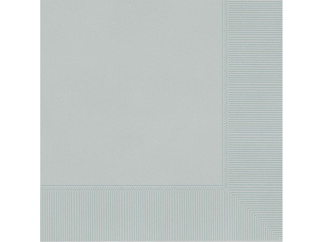 Beverage Napkins 40Ct-Silver