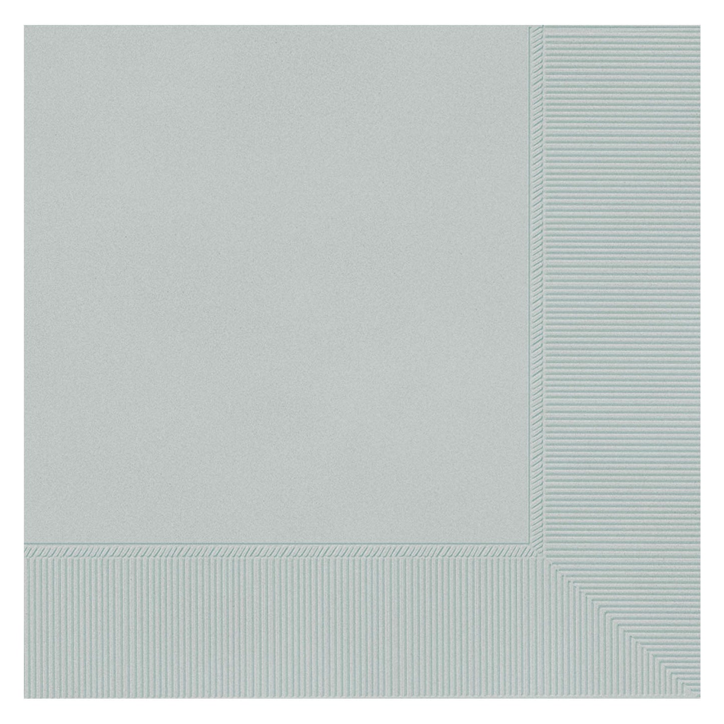 Beverage Napkins 2Ply - Silver