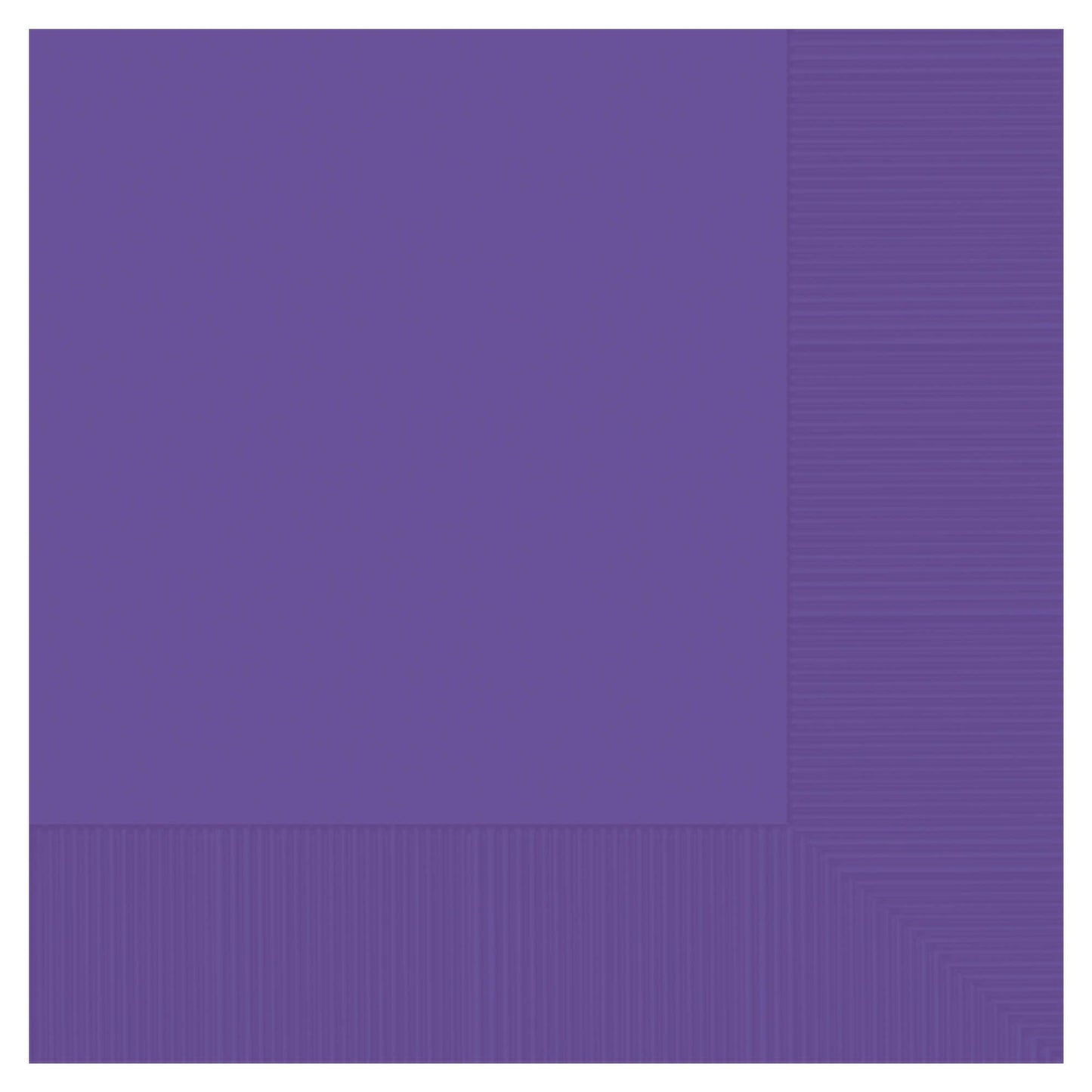Beverage Napkins 2Ply - Purple