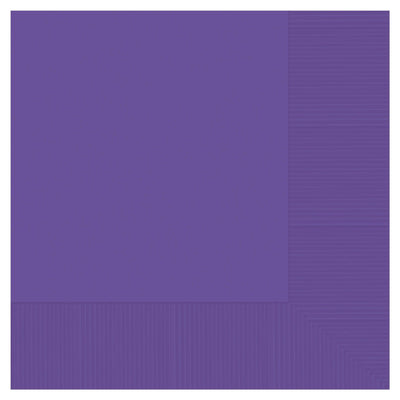 Beverage Napkins 2Ply - Purple