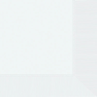 Luncheon Napkins 40Ct-Frosty White