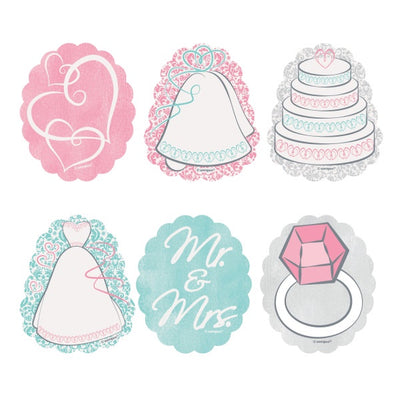 Wedding Party Embellishments, 24Ct