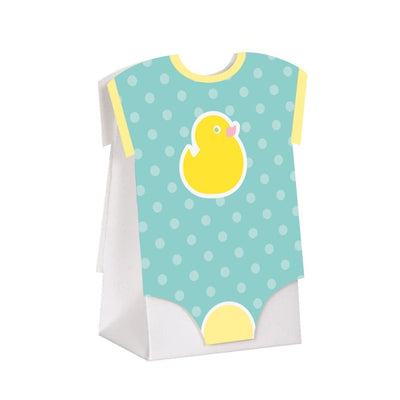 Polka Dots Baby Shower Favor Boxes, 8Ct