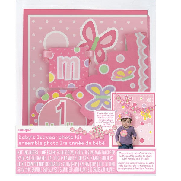 Baby Girl Photo Kit - 5Pc