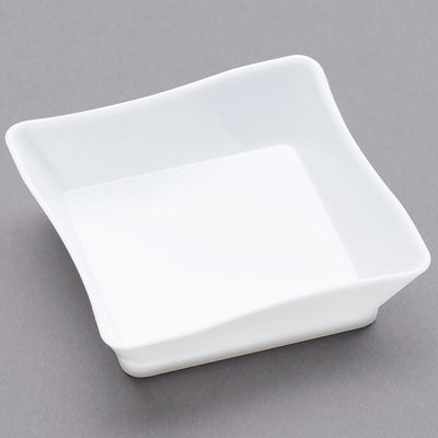 White 2.25" X 2.25" Tiny Trays-10Pcs