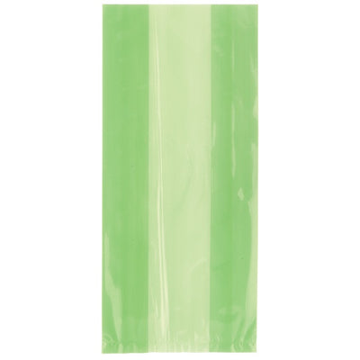 30 Lime Green Cello Gift Bags
