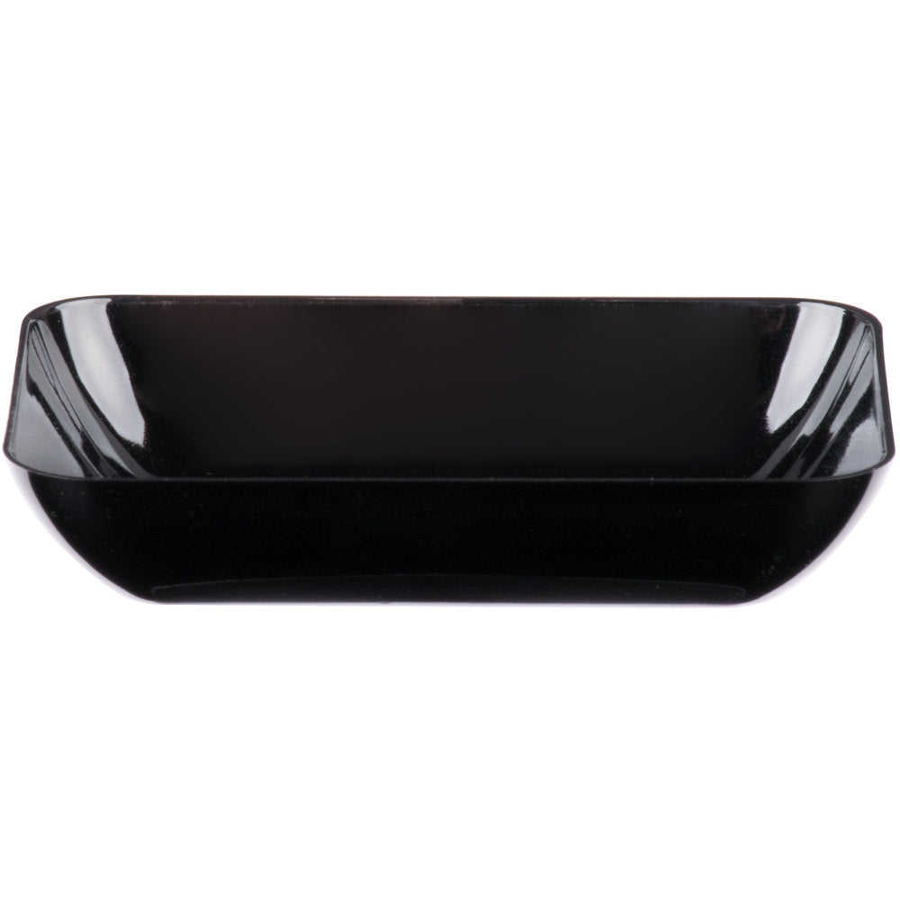 3" Tiny Rectangular Tray,Black,10Pcs