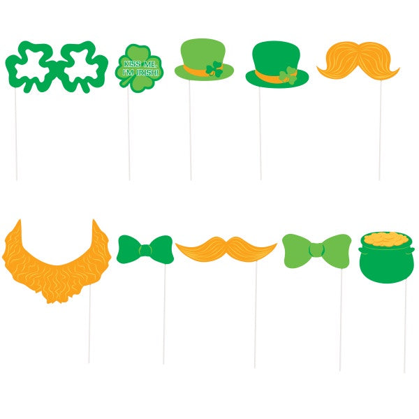 St Patrick'S Day Photo Booth Props, 10Ct