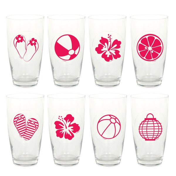 Summer Fun Beverage Clings/Disc