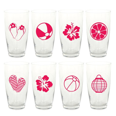 Summer Fun Beverage Clings/Disc