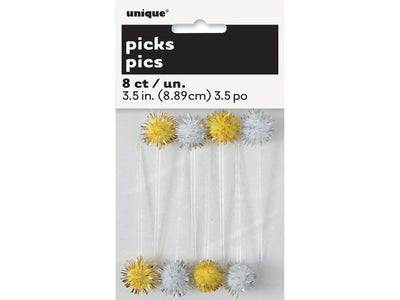 3.5In Pom Picks, 8Ct