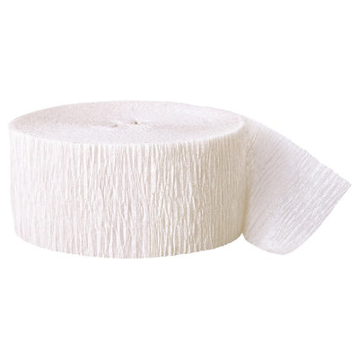 White Crepe Streamer-81 FT