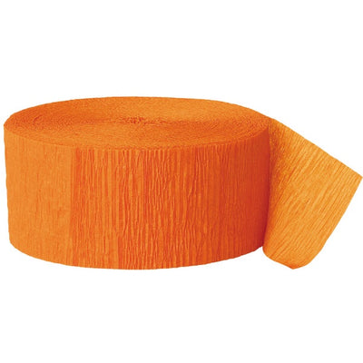 Orange Crepe Streamer-81 FT