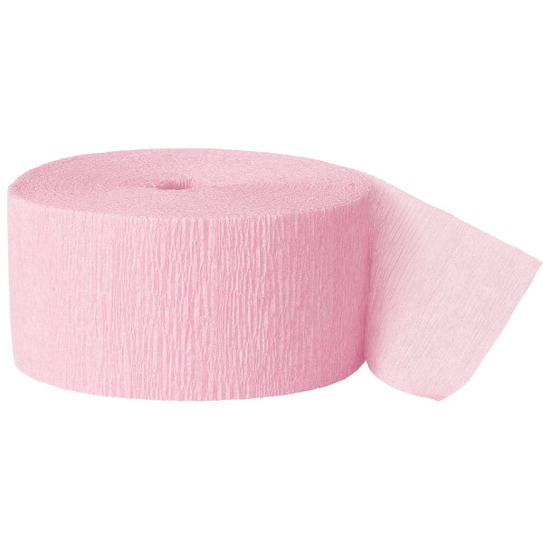 Pastel Pink Crepe Streamers- 81 FT