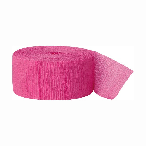 Hot Pink Paper Streamer-81FT