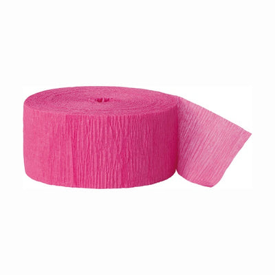 Hot Pink Paper Streamer-81FT